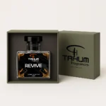 Revive Perfume by Tahum – Bottle and Box View – Premium Unisex Fragrance in Pakistan